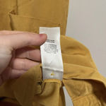 Babaton The‎ Group by  Yellow Button Front Akner Midi Shirt Dress Small Photo 5