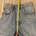 AGOLDE Riley Denim Jean Cut Off Short in Snapshot 24 Button Fly High Rise Casual Photo 7