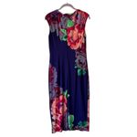 London Times Purple Floral Sleeveless Midi Dress 6 Photo 2