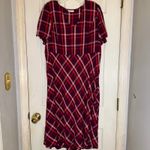 J. Jill Plaid Midi Dress V Photo 1