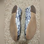 Sam Edelman Felicia Womens 9.5 Leather Snakeskin print Slip On Ballerina Flat Photo 2