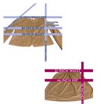 VINTAGE 1980'S P.H.M. SPORTSWEAR CAMEL FAUX SUEDE FEEL SKIRT SUIT (16) Tan Photo 12