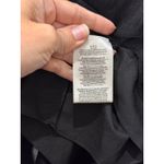 BCBGMaxazria Joela Tulle Pleated Waist Cutot Ruffle Maxi Gown Black Women's 0 Photo 4