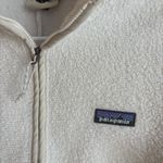 Patagonia Reclaimed Terry Fleece 1/2 Zip Pullover Womens Sz S Birch White Photo 2
