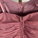 City Studio Womens Juniors Ruched Embellished Evening Dress Prom Mauve Pink 3 Size undefined Photo 5