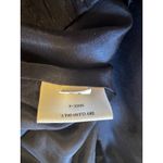 Eileen Fisher  100% Silk Textured Cropped Jacket – Size L – Navy Blue Photo 6