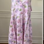 Tabi International Lavender Floral Sleeveless Cotton Midi Dress 20 Purple Size undefined Photo 0