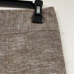 Banana Republic Brown Tweed Pencil Skirt Linen Womens 6 Dark Academia Preppy Photo 6