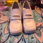 FashioNova MIA Women's Deena Round Toe Platform Lug Sole Loafers Bone Size 9.5 Photo 1