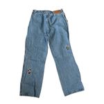Teddy Fresh  Looney Tunes Embroidered Denim Jeans Women's Size 31 Light Wash Photo 1