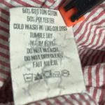 Hurley  Striped Seersucker Bermuda Shorts Pink White Cotton Blend USA Juniors 5 Photo 11