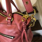 orYANY Dusty Rosy Tumbled Leather Top Handle Crossbody Strap Satchel Photo 4