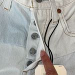 Jeans Levi's 501 Cropped Women's Cutout Jeans NWT 26x26 Blue Scatter Brai Photo 7