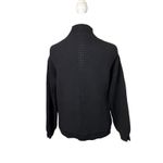 Marine layer Black Skylar Sweater Womens XS Turtleneck Cotton Wool Blend Ribbed Photo 5