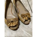 Moschino  Cheap And Chic Dark Yellow Patent Leather Kitten Heels Photo 5