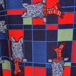 LuLaRoe Gigi size medium women's all over Christmas yorkie print holiday themed Photo 2