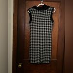Calvin Klein Houndstooth Print Sleeveless Sweater Dress Size S Photo 2