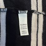 Soma Divine Terry Short Sleeve Hooded Tunic Live Lounge Wear size XL Striped Black Photo 10