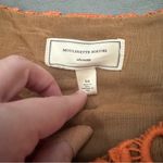 Moulinette Soeurs Anthropologie  Orange Lace Skirt EUC Size 10 Photo 3