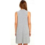 Z Supply  Marled Heather Gray Sleeveless Dress Size M Photo 2