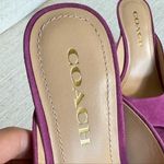 Coach square toed suede pink sandals | Size 6.5 Photo 1
