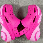 Crocs NWT  Bubble Crush Clog Women's M8/W10 Hot Pink Platform Comfort Shoes‎ New Photo 0