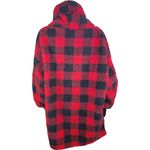 BumbleBella By Jill Martin Sherpa Shawl Collar Button Lounger Buffalo Plaid XS/S Photo 7