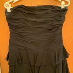 Kay Unger Silk Ruffled Strapless Gown Photo 3