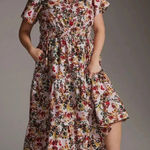 Anthropologie l The Somerset Maxi Dress XL Photo 0