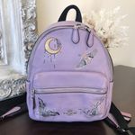 Coach x Chelsea Champlain Leather Mini Charlie Backpack, Lilac Purple, F77899 Photo 0