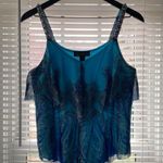 Inc international Y2K vintage Concepts layered paisley jeweled tank, size medium Photo 5