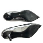 Giuseppe Zanotti  Pointed Kitten Heel Metallic Iridescent silver size 38 US 8 Photo 5