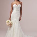 Maggie Sottero Rebecca Ingram “Jennifer” Strapless Mermaid Wedding Gown Photo 9