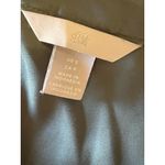 H&M HM Dress Women’s Size Small Sage Green Short V Neck Elastic Waist Silky Feel Photo 2