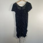 Cotton Candy LA  Peasant Cinched Dress Size‎ S Small Fairy Polka Dot Ruched Mini Photo 7