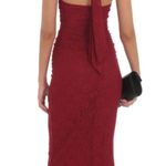 Lucy in the Sky Scarf Lace Maxi Dress Photo 2