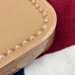 Carmen Sol Fico large Crossbody shoulder bag in blush Tan Photo 1