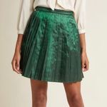 Modcloth  party pleat emerald green skirt Photo 0