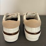 DV Dolce Vita Harryson Faux Leather Lace Up Sneakers Tan Cream Multi Size 7.5 White Photo 5