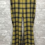 Divided Slit Detail Jazz Plaid Pant Photo 1