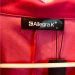 Allegra K  Women's Fuchsia Blazer Photo 2