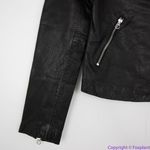 Madewell NEW‎  washed Leather Motorcycle Jacket, size M Photo 14