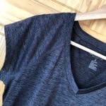 Ideology 𝅺 charcoal spacedye v-neck activewear fitted workout tee size medium Photo 3