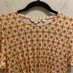 Boden Floral Crew Neck Jersey Short Sleeve Mini Dress Size 4 Photo 4