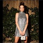 Alice + Olivia NWT Blue Ombre Sequined Silk Dress Size XS Photo 8