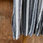 Banana Republic  Women's Grey And White Striped Linen Shirtdress Size 4 Photo 4