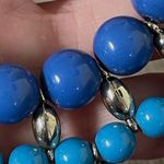 Jessica Simpson blue statement choker necklace Photo 4