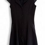 Hot Topic Disney Maleficent Coat Dress Black Faux Leather Peeling XS Rare 2014 Photo 0