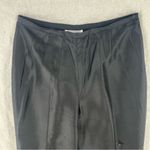 Yves Cossette Depeche Mode Silk Floral Embroidered‎ Beaded High Rise Crop Pant Black Size 10 Photo 1