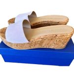 Stuart Weitzman Women's Size 10.5 Summer Wedge Sandals, Wisteria Lavender NIB Photo 1